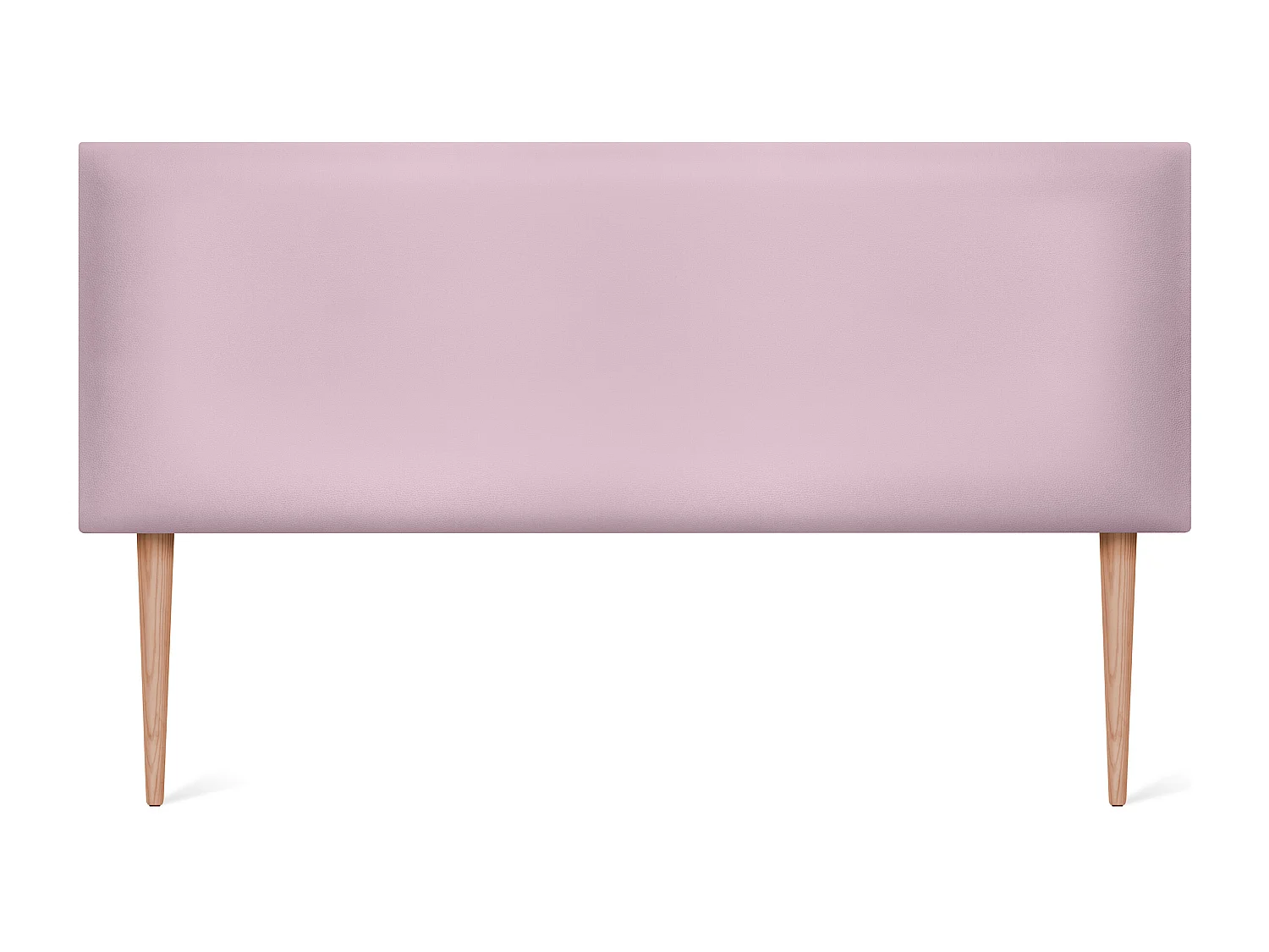 DHOME Kopfteil aus glattem Kunstleder 150x105cm Mit Beinen Betten 150 - Rosa
