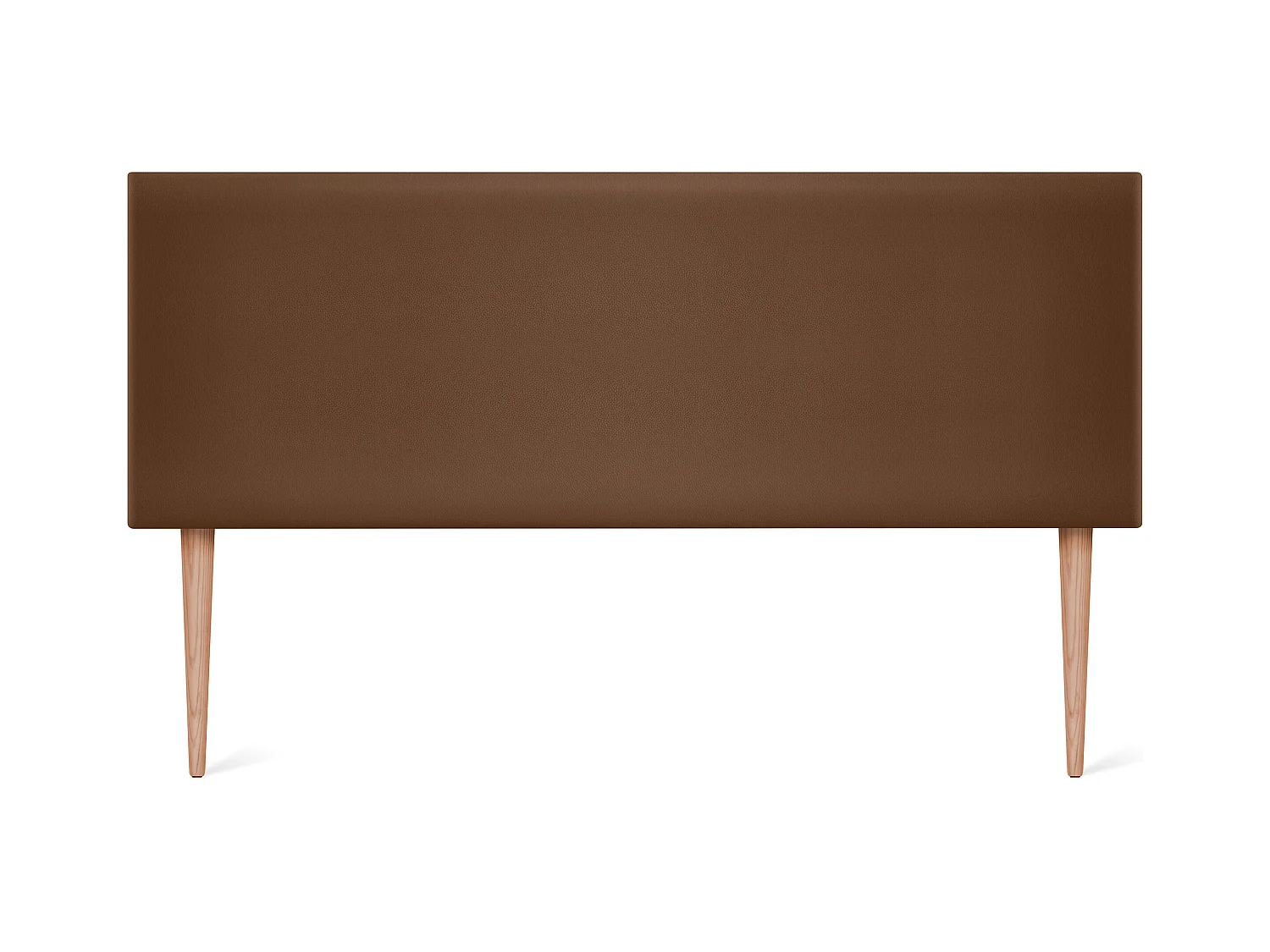 DHOME Tête de lit simili cuir lisse 150x105cm avec pieds Lits 150 - Argile