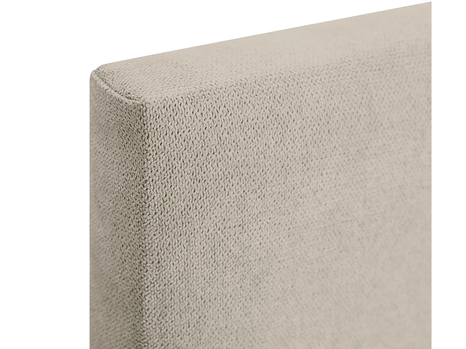 DHOME Stoff-Kopfteil Aqualine Glatt 135x50cm Betten 120/135 - Beige