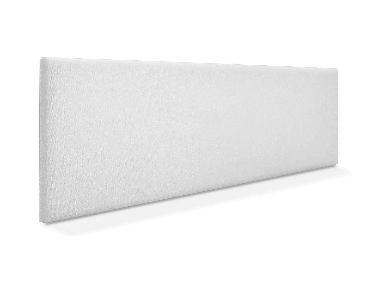 DHOME Stoff-Kopfteil Aqualine Glatt 160x50cm Betten 150/160 - Weiß