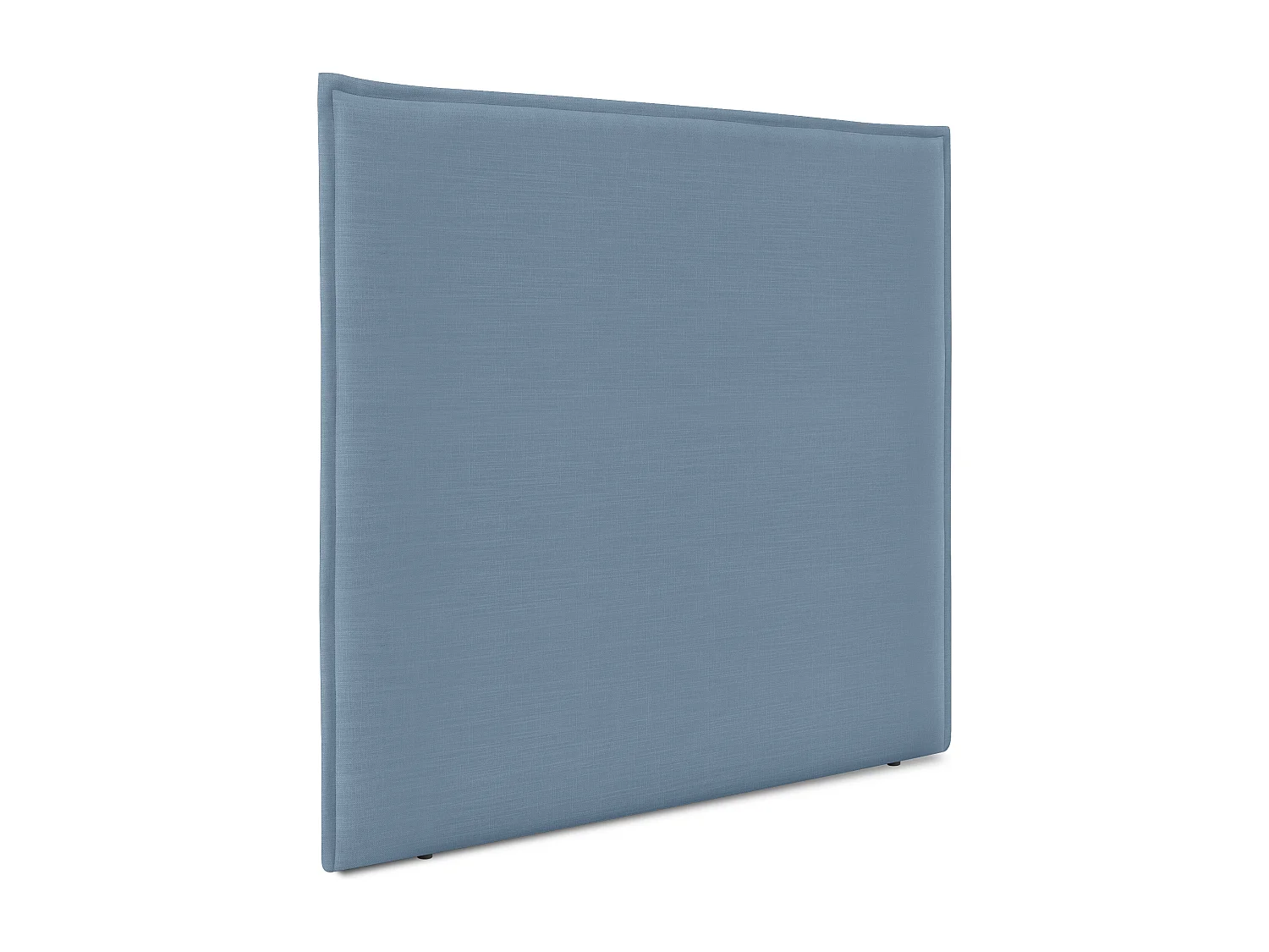 DHOME Cabeceira de  Linho Natural Liso com Acabamento Até o chão 145x120cm Camas 135/140 - Azul