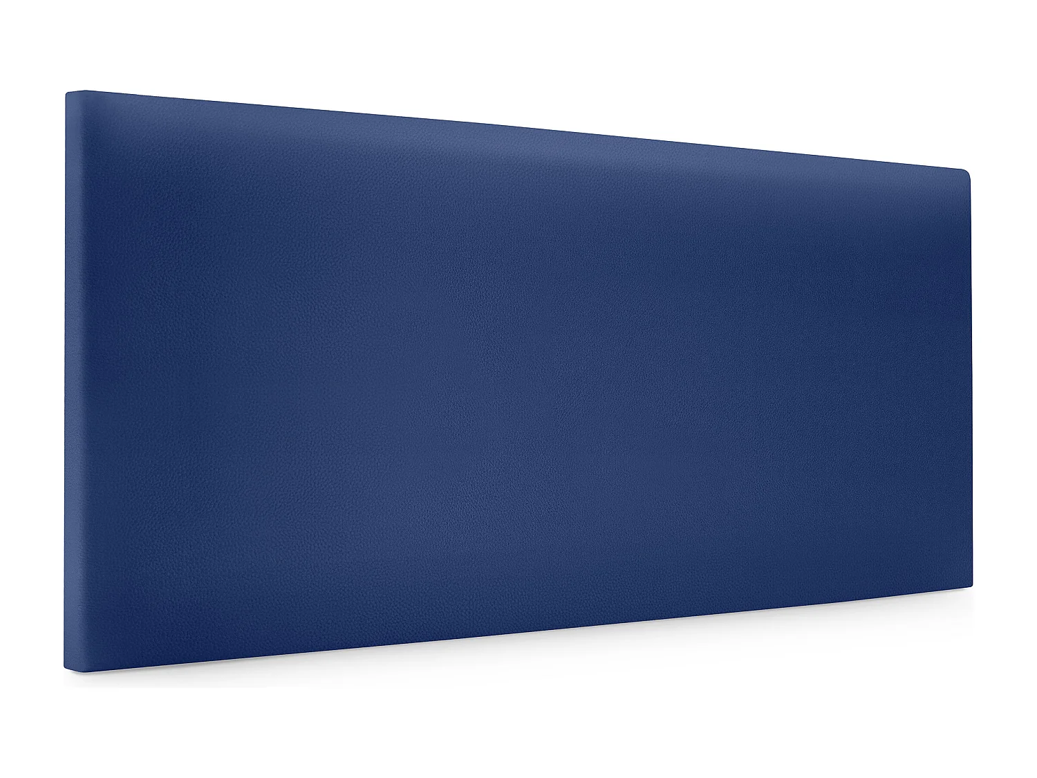 DHOME Tête de lit simili cuir lisse 105x50cm Lits 105 - Bleu