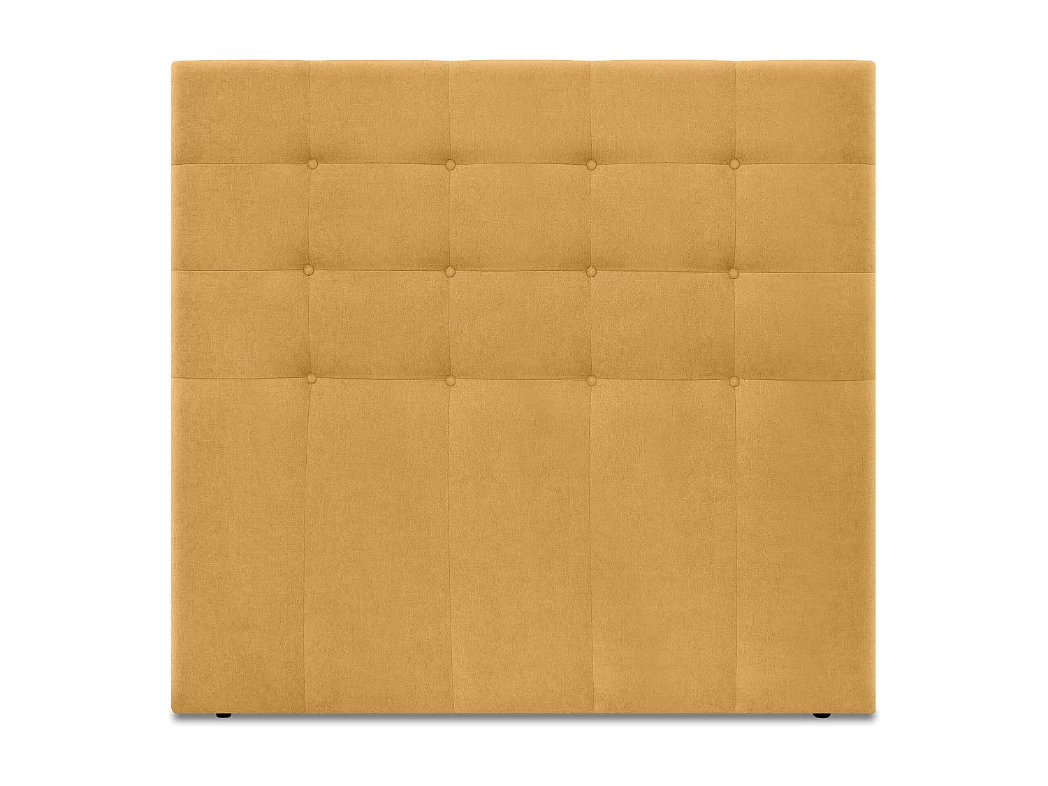 DHOME Cabeceira de  Tecido AquaLinho Capitoné Até o chão 150x120cm Camas 150 - Mostarda