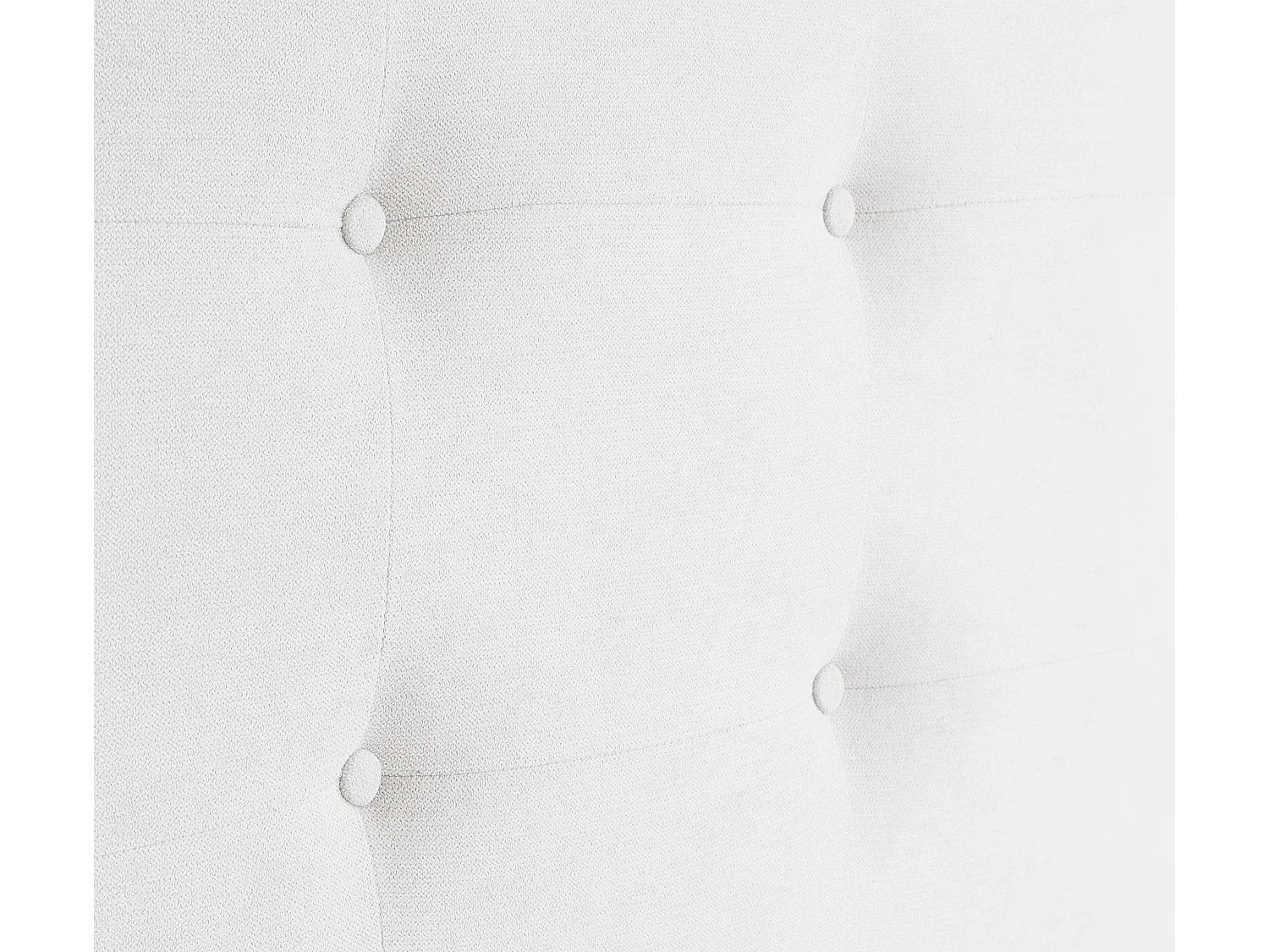 DHOME Tête de lit en tissu Aqualine Capitoné 160x60cm Lits 150/160 - Blanc