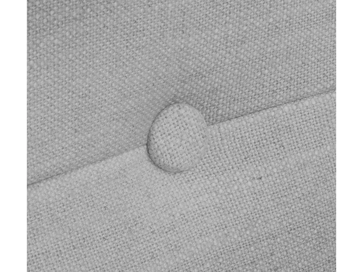 DHOME Tête de lit en lin naturel avec Boutons 150x50cm Lits 150 - Gris clair