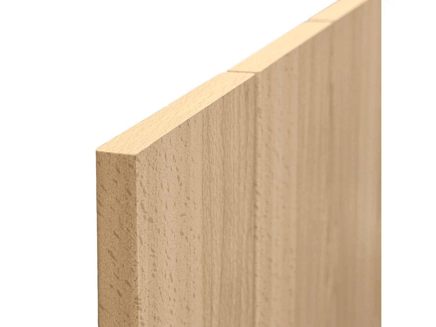 DHOME Recyceltes Holz-Kopfteil MDF Vertikale Palettenform 90x46 Betten 80/90 - Naturholz