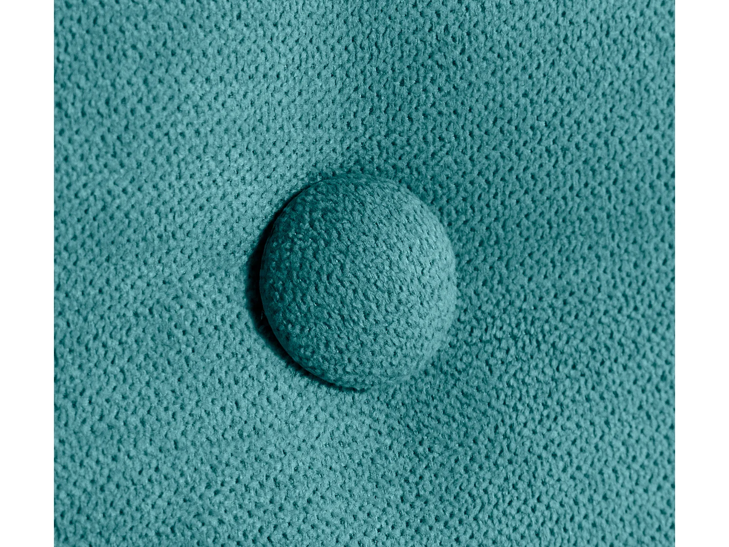 DHOME Aqualine Stoff Kopfteil glatt mit Knöpfen 90x50cm Betten 80/90 - Türkis