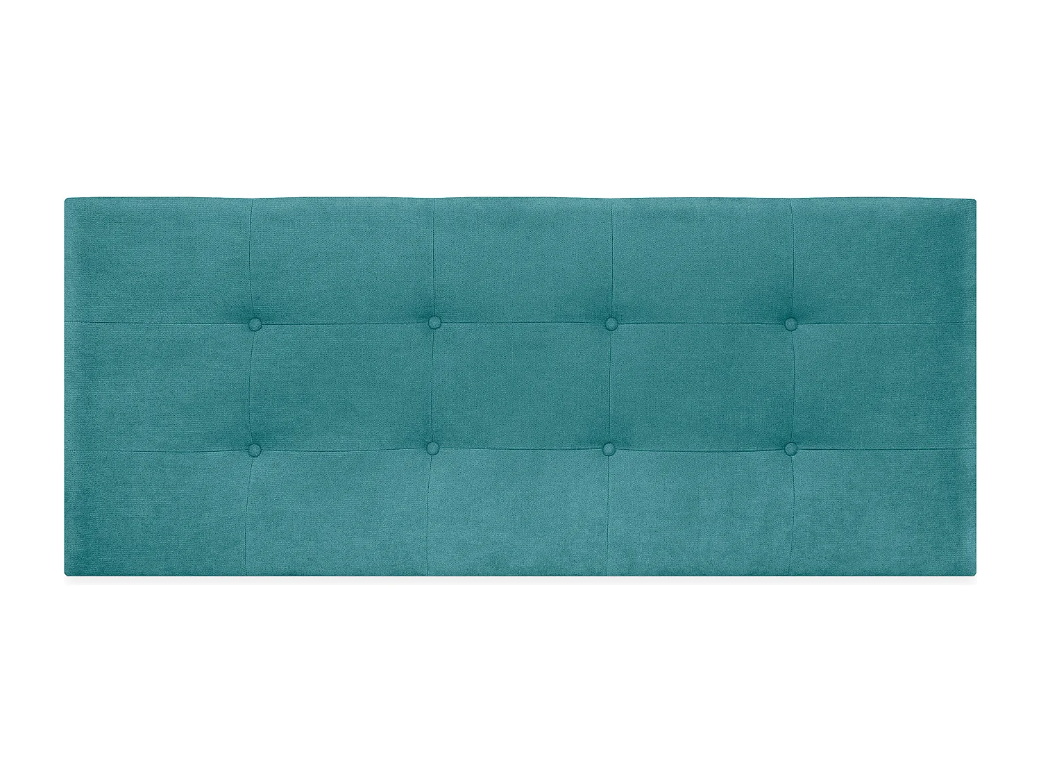 DHOME Testiera capitonnè in tessuto Aqualine 145x60 cm Letti 135/140 - Turchese