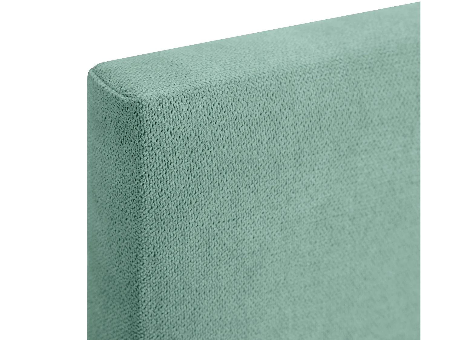DHOME Testiera in de Tessuto Aqualine Liscio 110x105cm Con le gambe Letti 105 - verde acqua