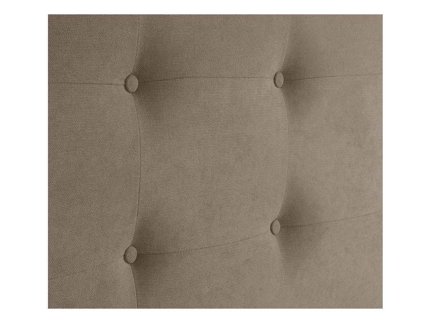 DHOME Tête de Lit en Tissu Aqualine Capitonné 160x60cm Lits 150/160 - Terre