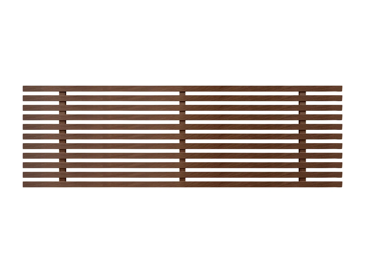 DHOME Recyceltes Holz-Kopfteil MDF Japanischer Stil 160x46cm Betten 150/160 - Walnussholz