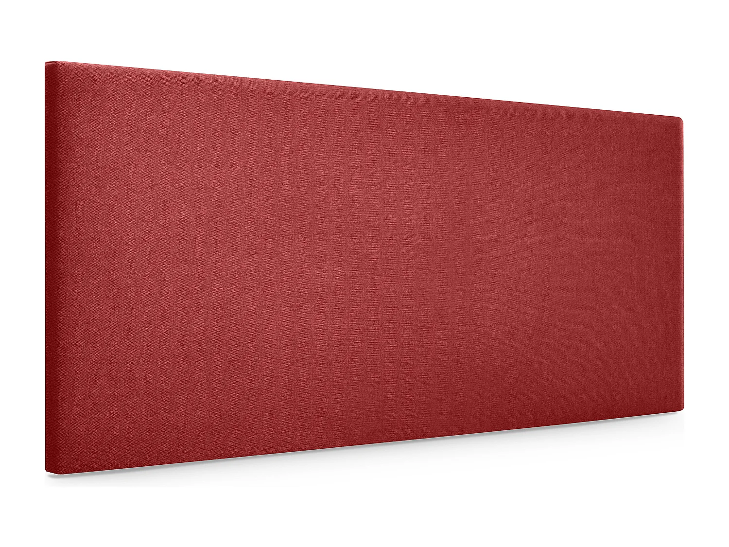 DHOME Stoff-Kopfteil Aqualine Glatt 95x50cm Betten 90 - Rot