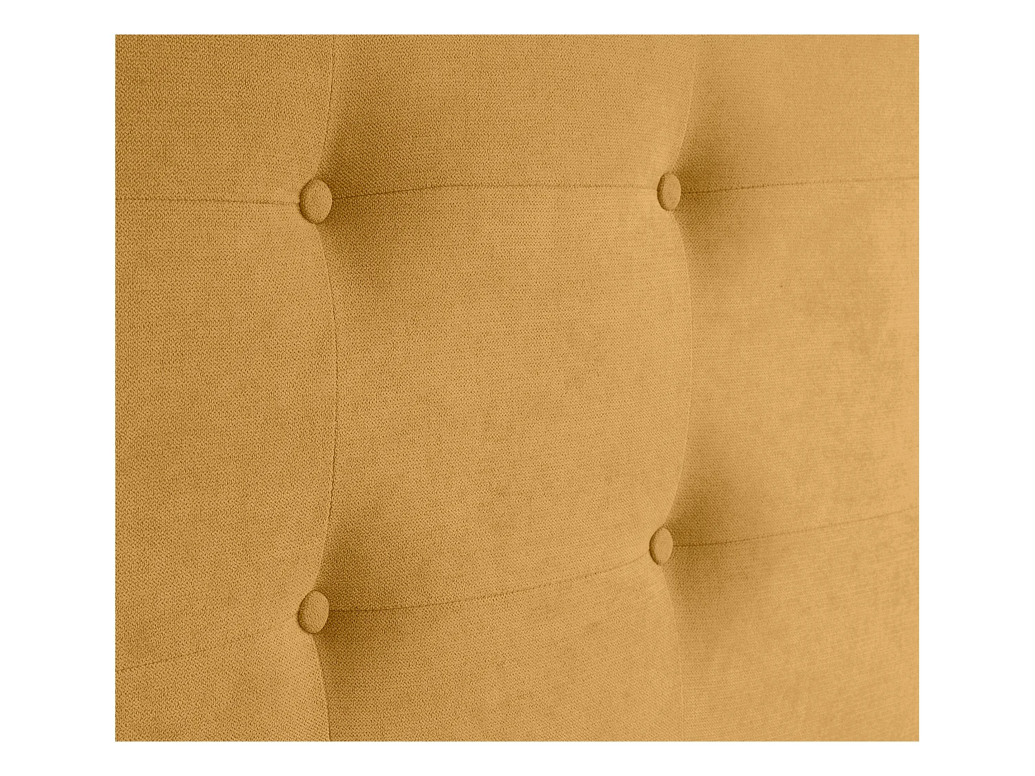 DHOME Hoofdeinde van Aqualine-stof capitonné tot op de vloer 95x120cm Bedden 90 - Oranje