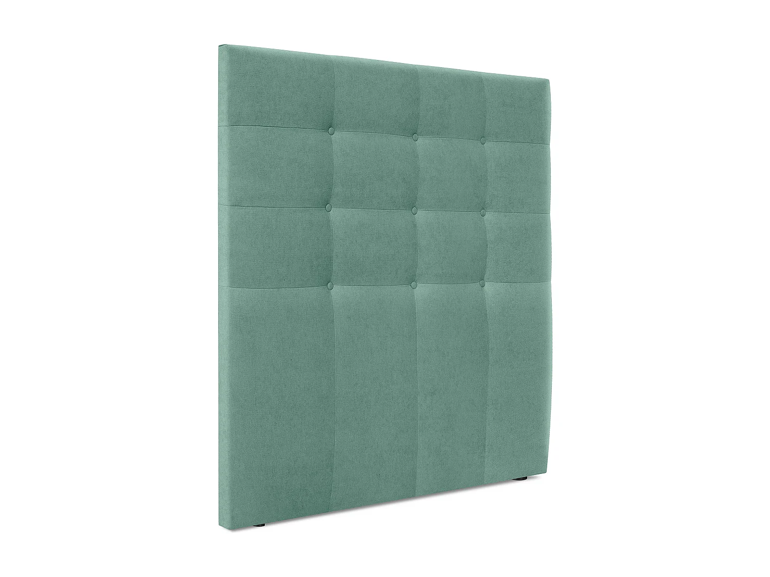 DHOME Cabeceira de  Tecido AquaLinho Capitoné Até o chão 90x120cm Camas 80/90 - Verde água