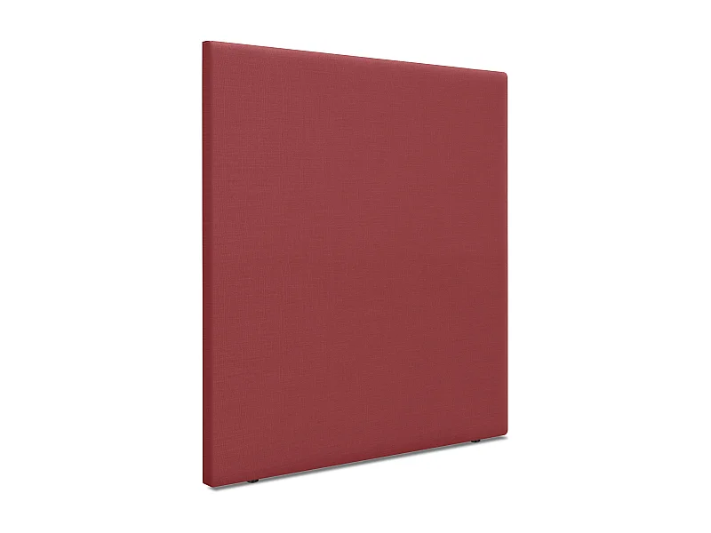 DHOME Cabecero de Lino Natural Liso Hasta el Suelo 90x120cm Camas 80/90 - Rojo