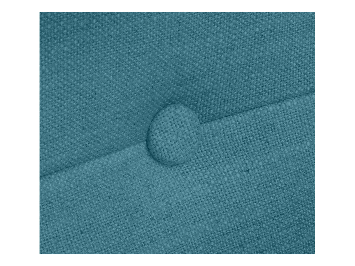 DHOME Tête de lit en lin naturel avec Boutons 135x50cm Lits 120/135 - Turquoise