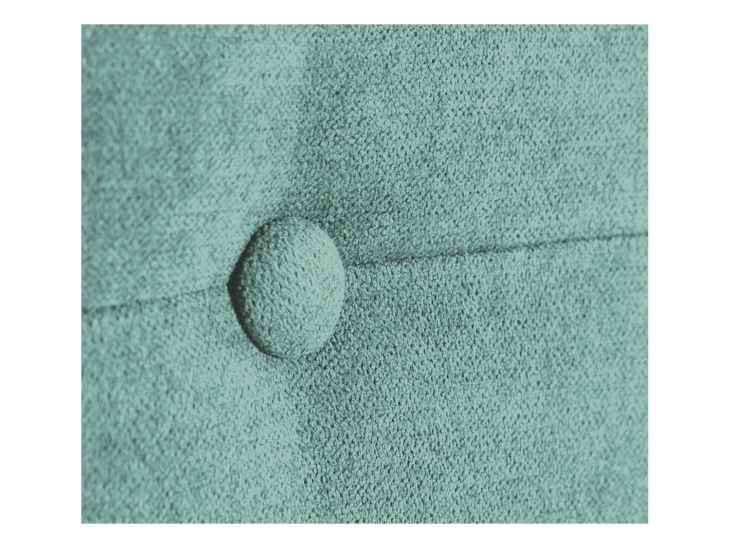 DHOME Testiera in de Tessuto Aqualine con bottoni 145x50cm Letti 135/140 - verde acqua