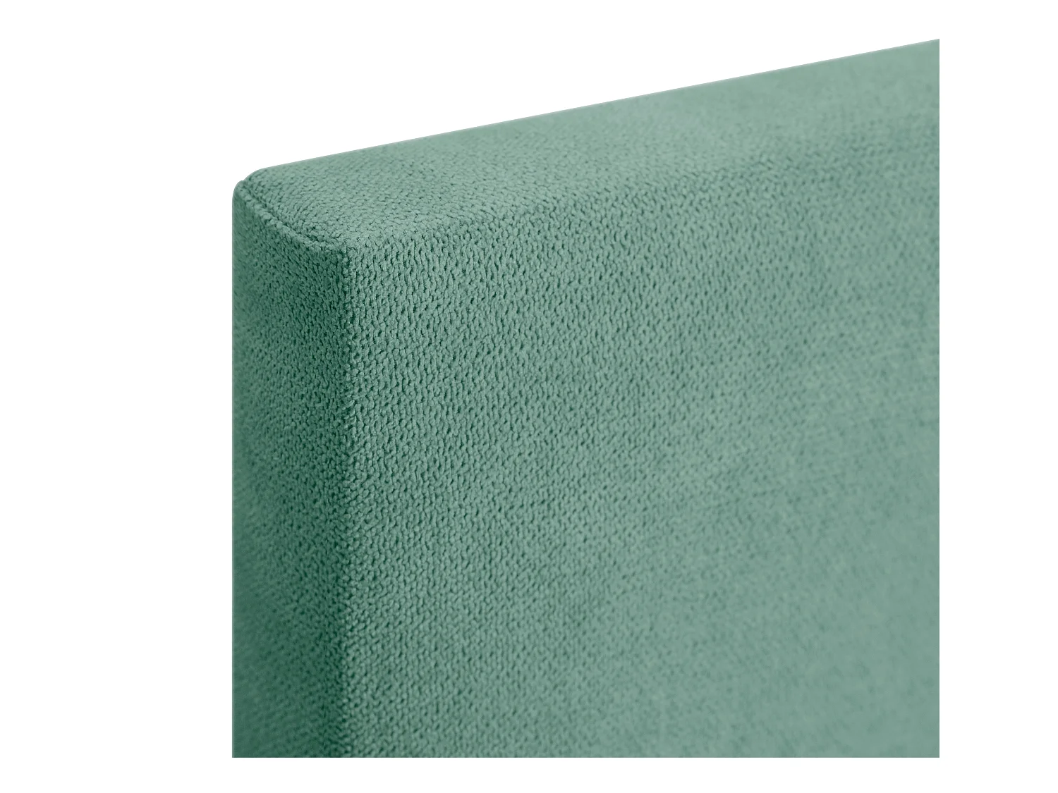 DHOME Testiera in de Tessuto Aqualine con bottoni 145x50cm Letti 135/140 - verde acqua