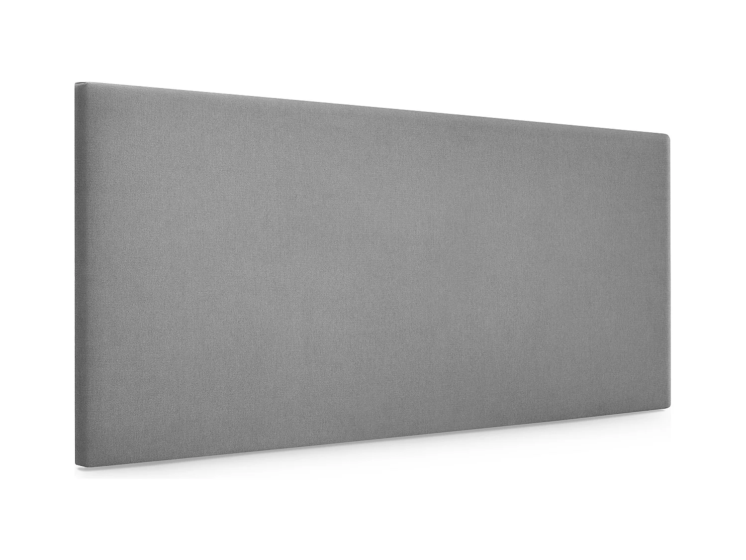 DHOME Tête de lit en tissu Aqualine lisse 110x50cm Lits 105 - Gris