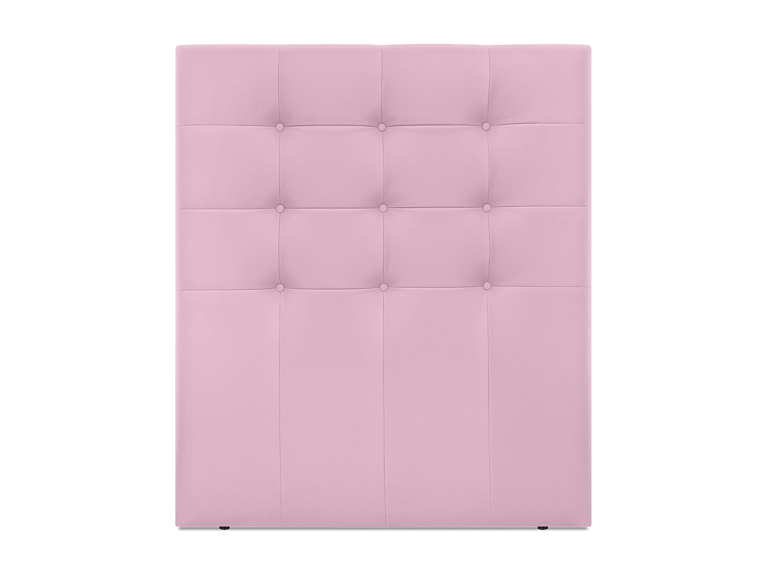 DHOME Cabeceira de  Couro sintético Capitoné Até o chão 110x120cm Camas 105 - Rosa