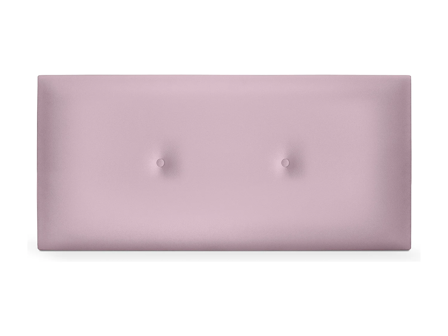 DHOME Tête de lit simili cuir lisse avec Boutons 105x50cm Lits 105 - Rose