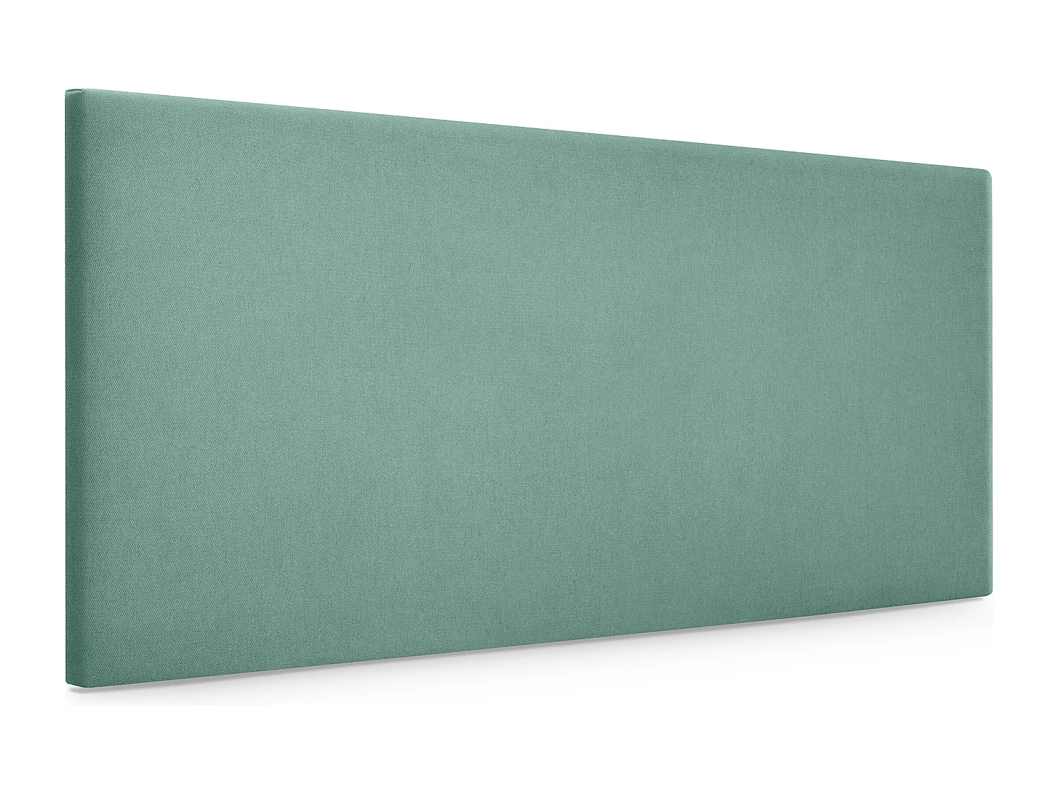 DHOME Stoff-Kopfteil Aqualine Glatt 95x50cm Betten 90 - Aquamarin