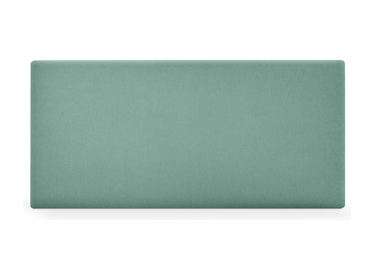 DHOME Stoff-Kopfteil Aqualine Glatt 95x50cm Betten 90 - Aquamarin