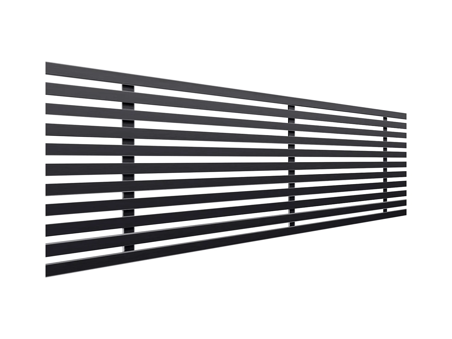 DHOME Tête de lit en bois recyclé DM Style Japonais 135x46cm Lits 120/135 - Noir Solide