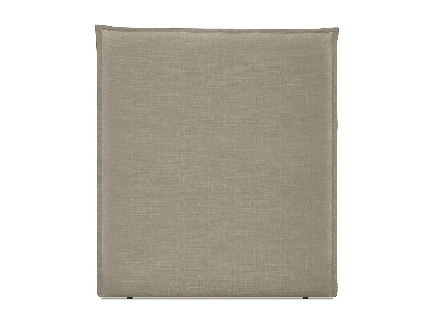 DHOME Cabeceira de  Linho Natural Liso com Acabamento Até o chão 105x120cm Camas 105 - Terra