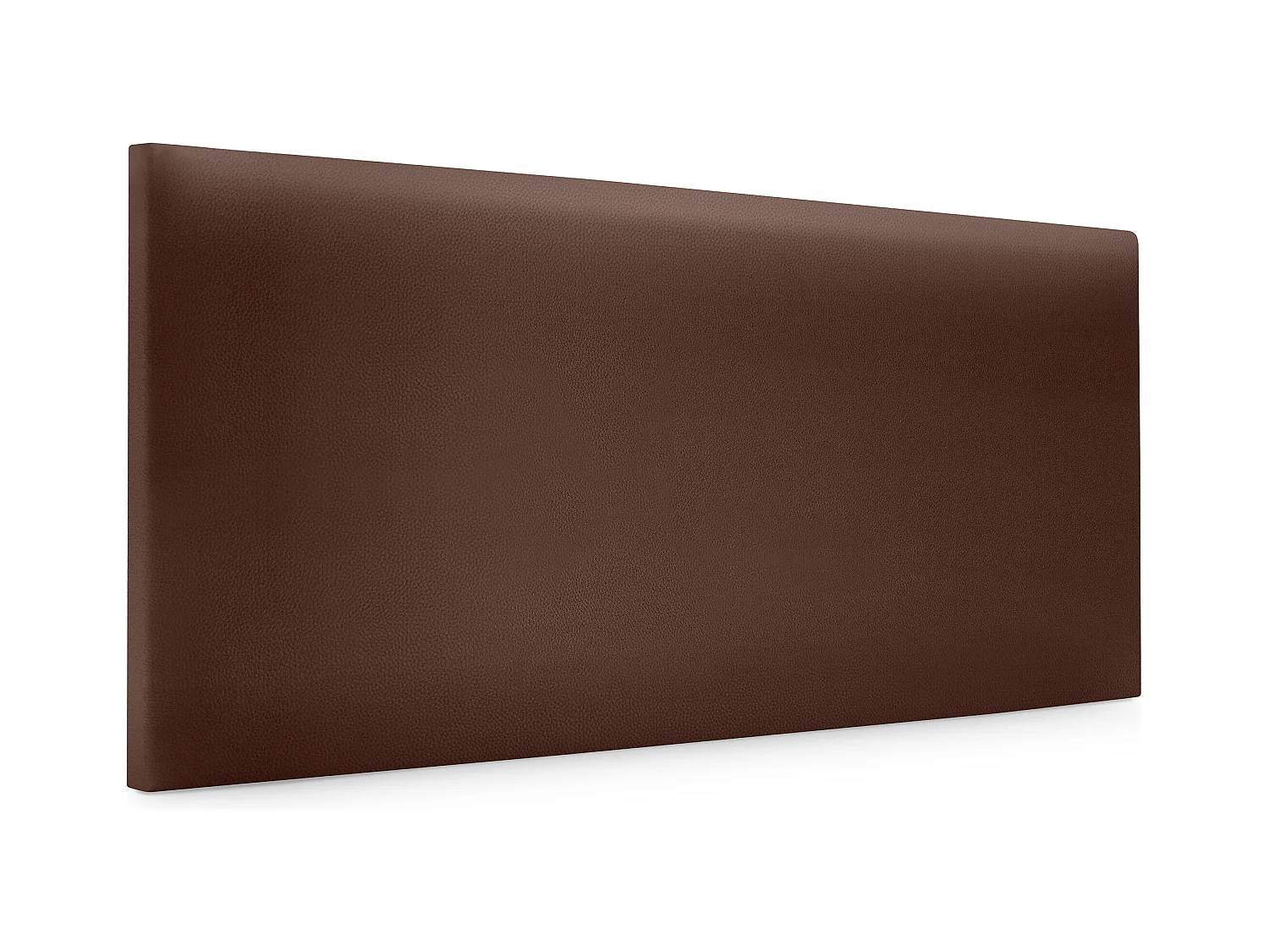 DHOME Tête de lit simili cuir lisse 110x50cm Lits 105 - Chocolat