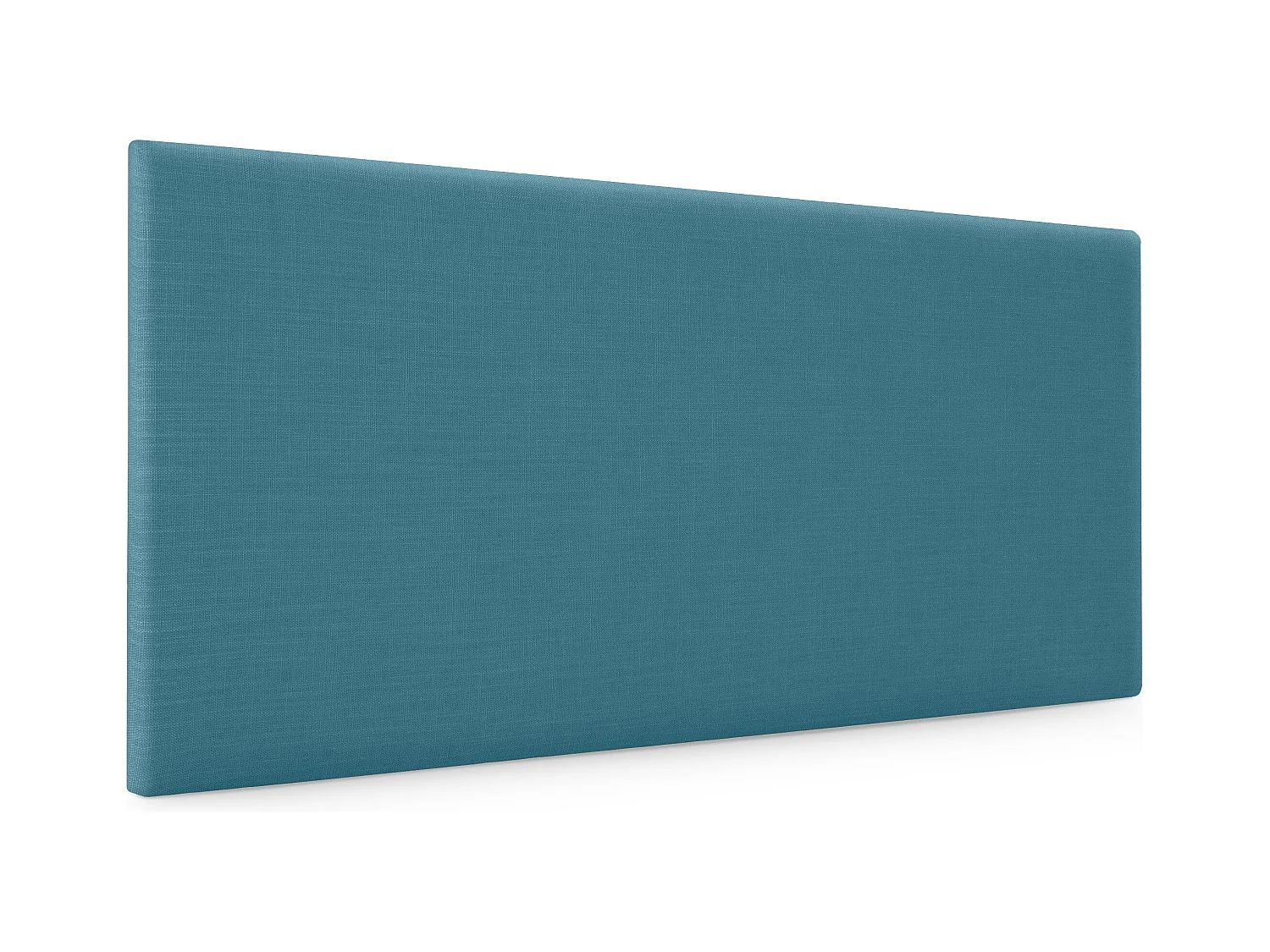 DHOME Tête de lit en lin naturel lisse 90x50cm Lits 80/90 - Turquoise