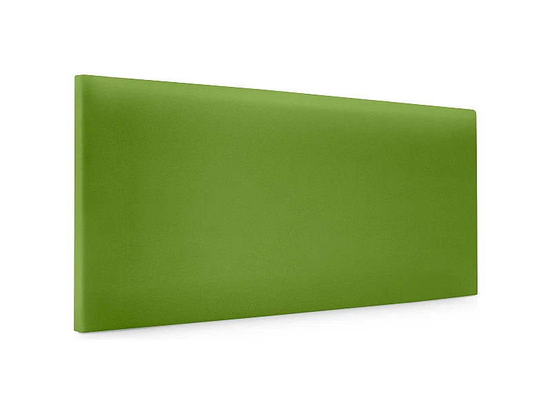 DHOME Tête de lit simili cuir lisse 90x50cm Lits 80/90 - Vert