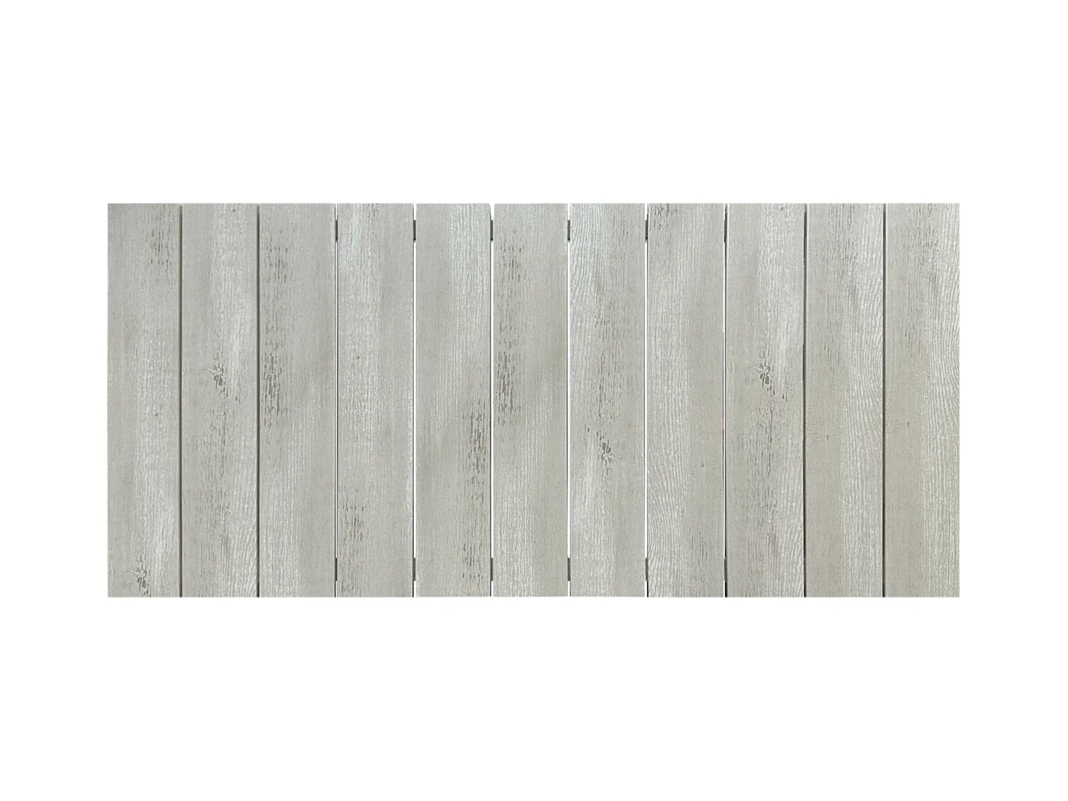 DHOME Tête de lit en bois recyclé MDF Vertical Pallet Style 110x46 Lits 105 - Arctique