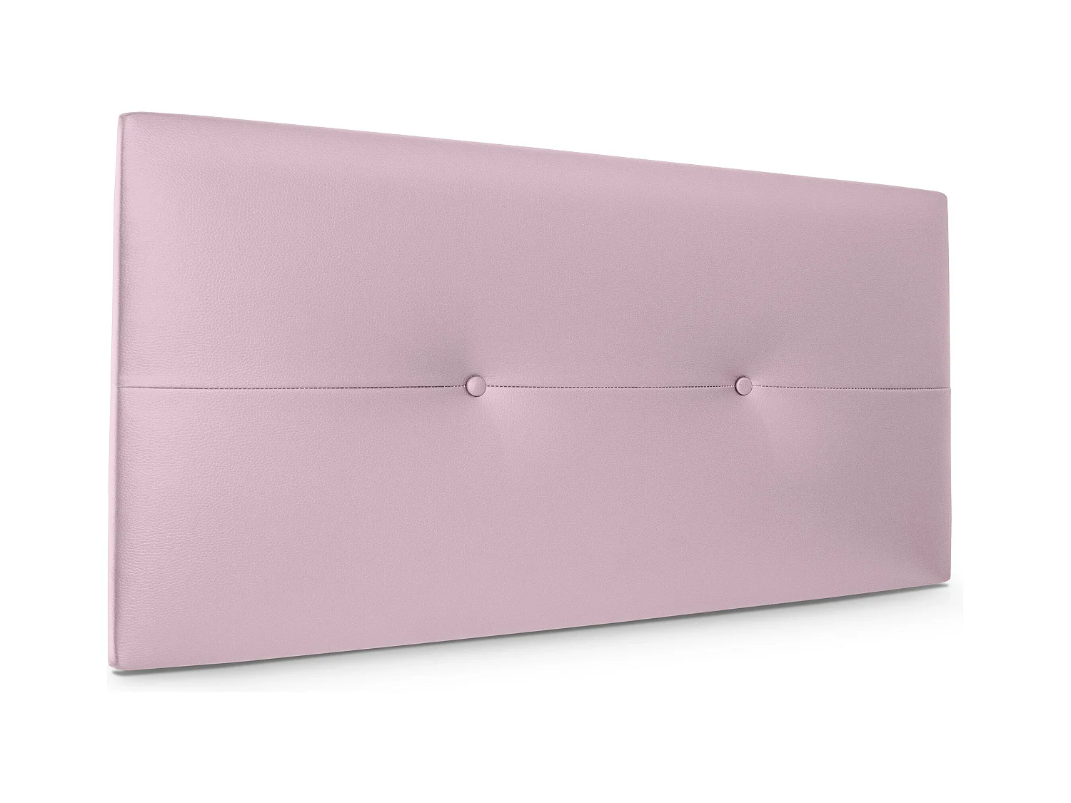 DHOME Tête de lit similicuir avec Boutons 95x50cm Lits 90 - Rose