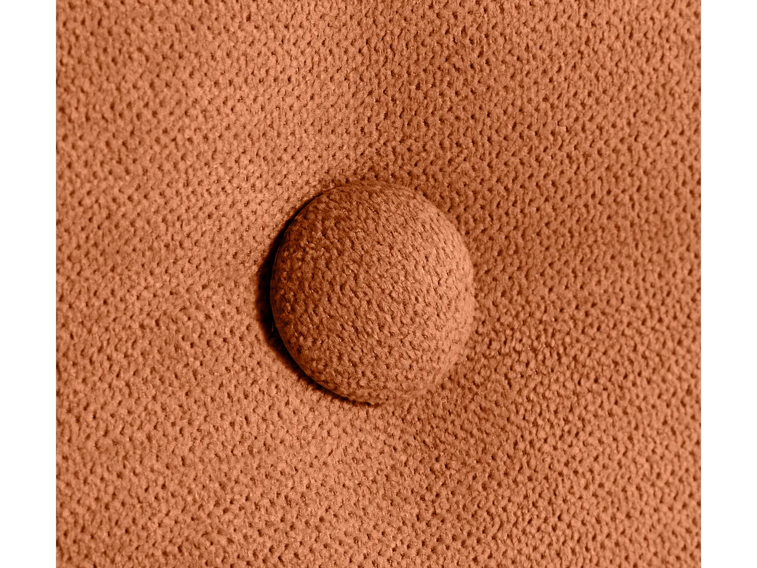 DHOME Tête de lit en tissu Aqualine avec 2 rangées de boutons 145x50cm Lits 135/140 - Orange