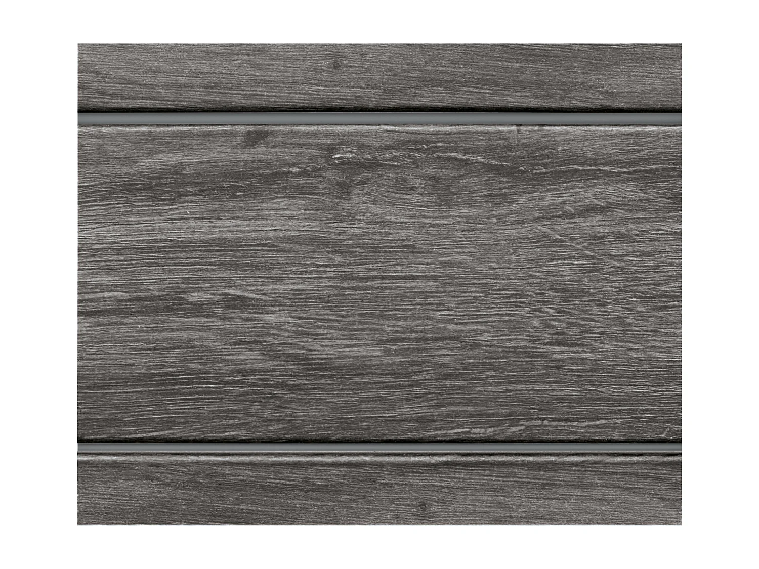 DHOME Tête de lit en bois recyclé DM Style Palette Horizontale 135x46cm Lits 120/135 - Bois Cendre