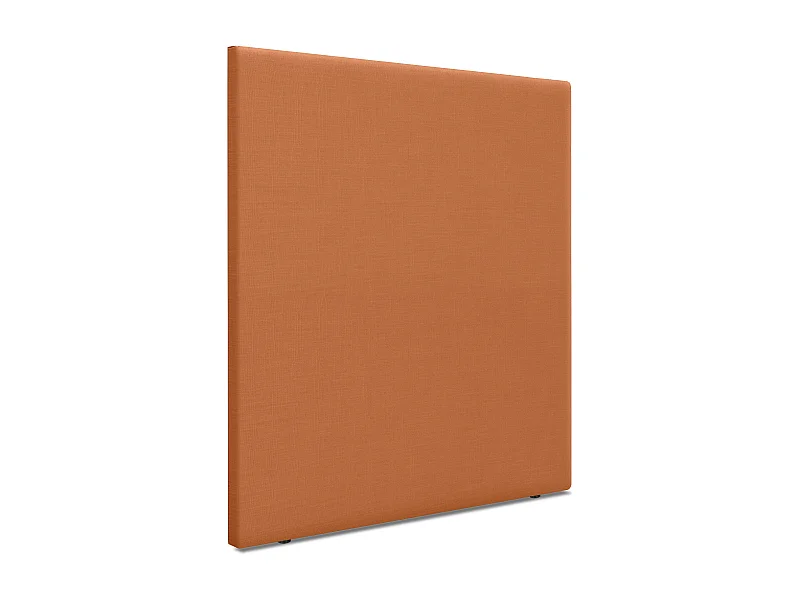 DHOME Cabecero de Lino Natural Liso Hasta el Suelo 110x120cm Camas 105 - Naranja