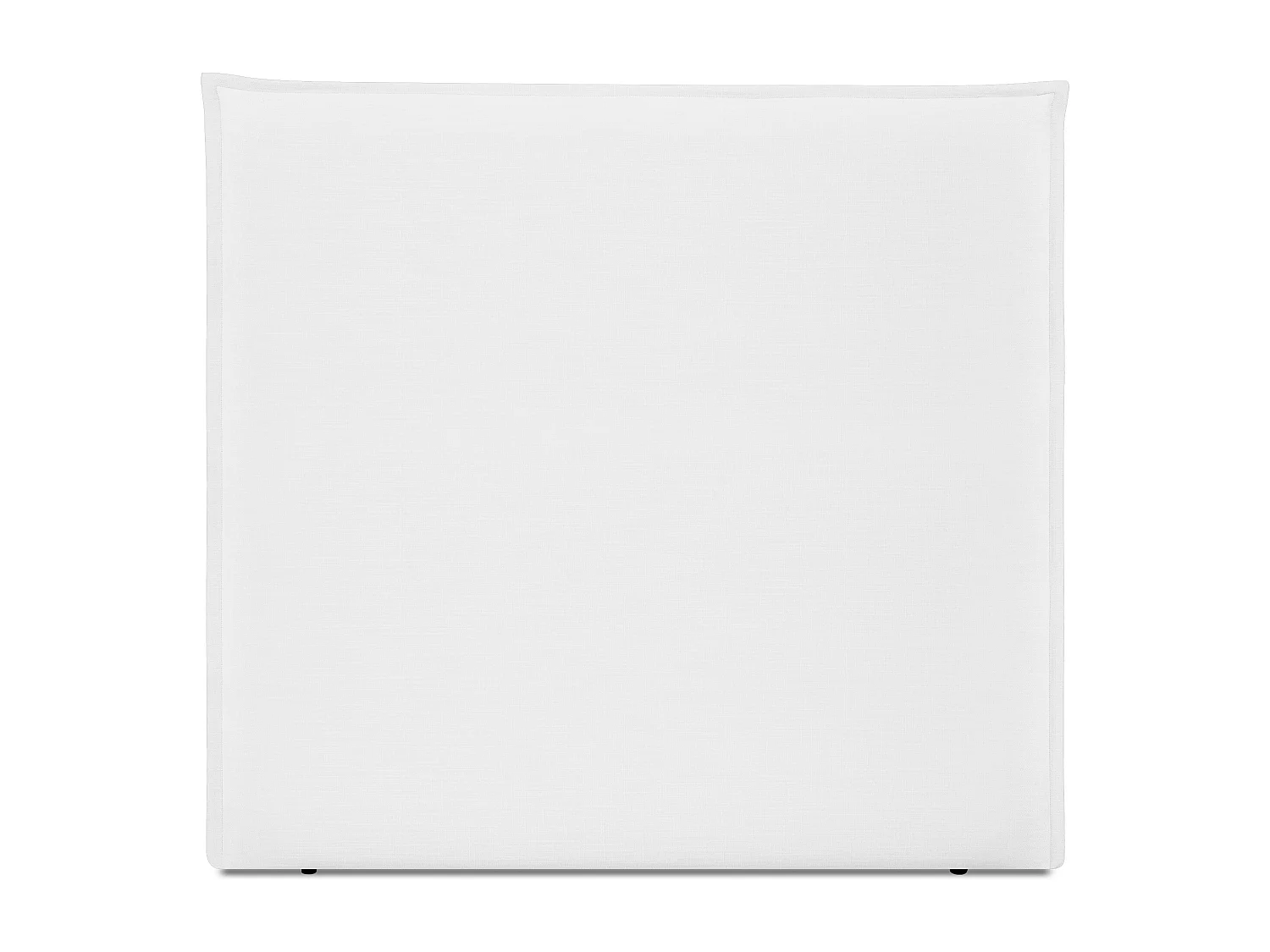 DHOME Cabeceira de  Linho Natural Liso com Acabamento Até o chão 135x120cm Camas 120/135 - Blanco