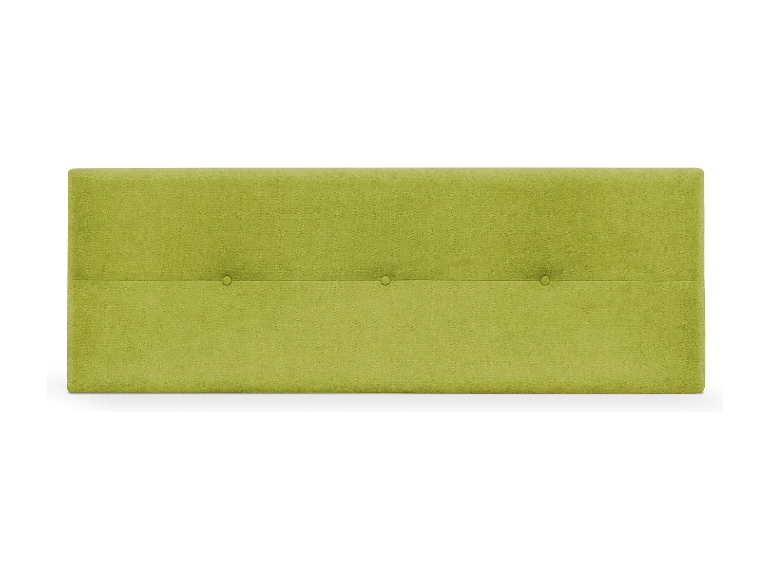 DHOME Tête de lit en tissu Aqualine avec Boutons 145x50cm Lits 135/140 - Pistache