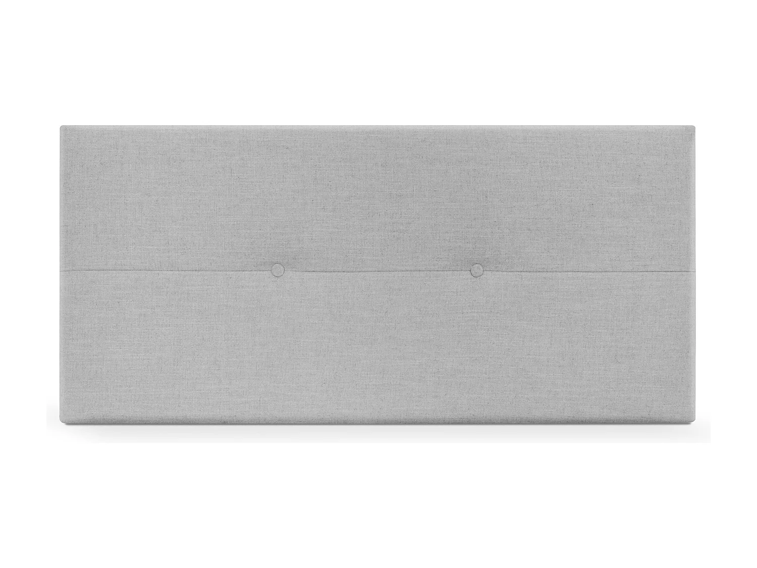 DHOME Natuurlijk linnen hoofdeinde met knopen 95x50cm bedden 90 - Lichtgrijs