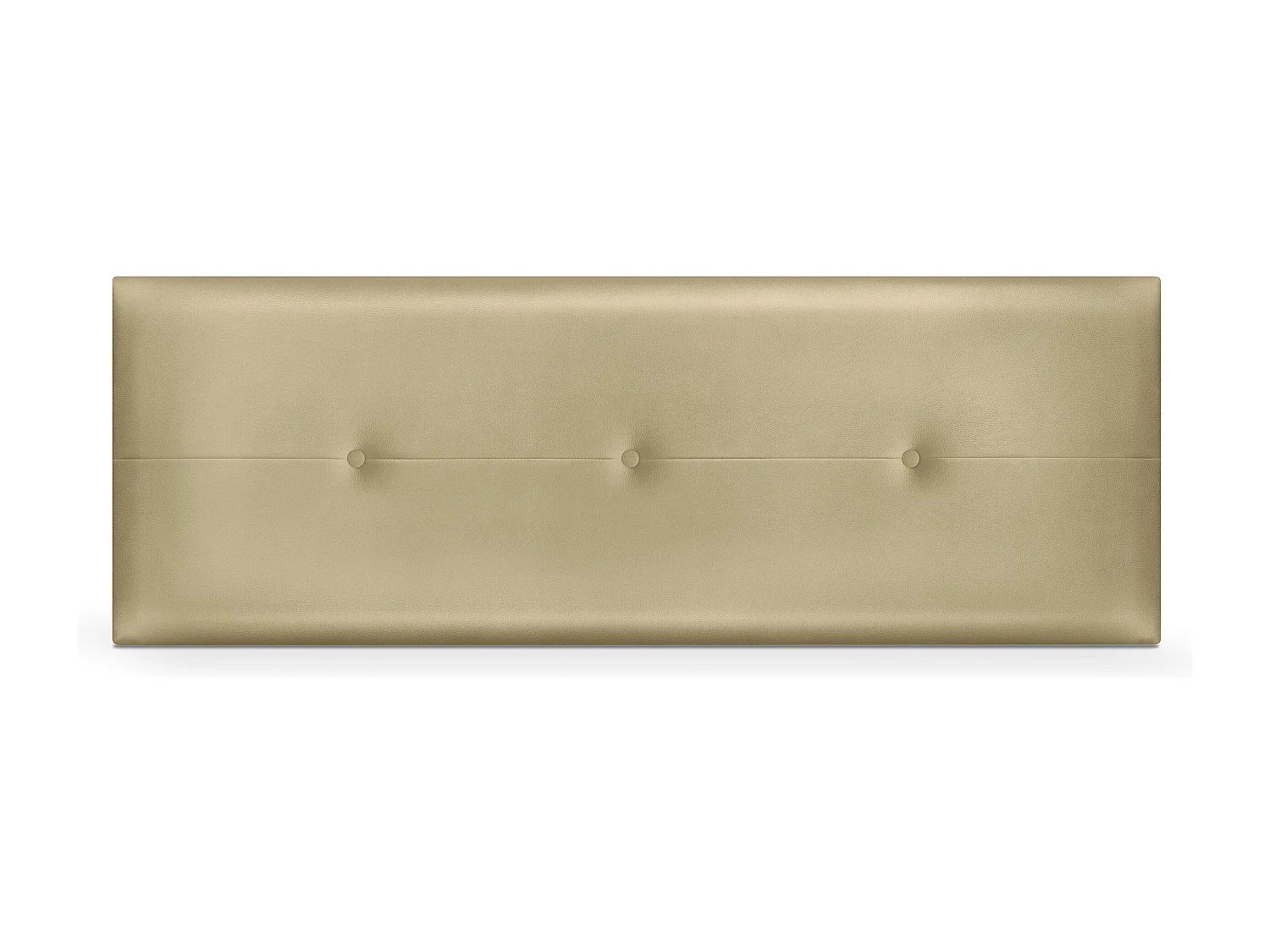 DHOME Kunstleer hoofdeinde met knopen 150x50cm bedden 150 - Champagne