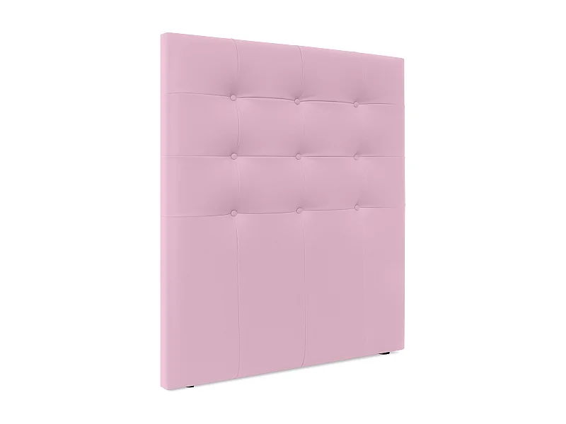 DHOME Cabeceira de  Couro sintético Capitoné Até o chão 105x120cm Camas 105 - Rosa