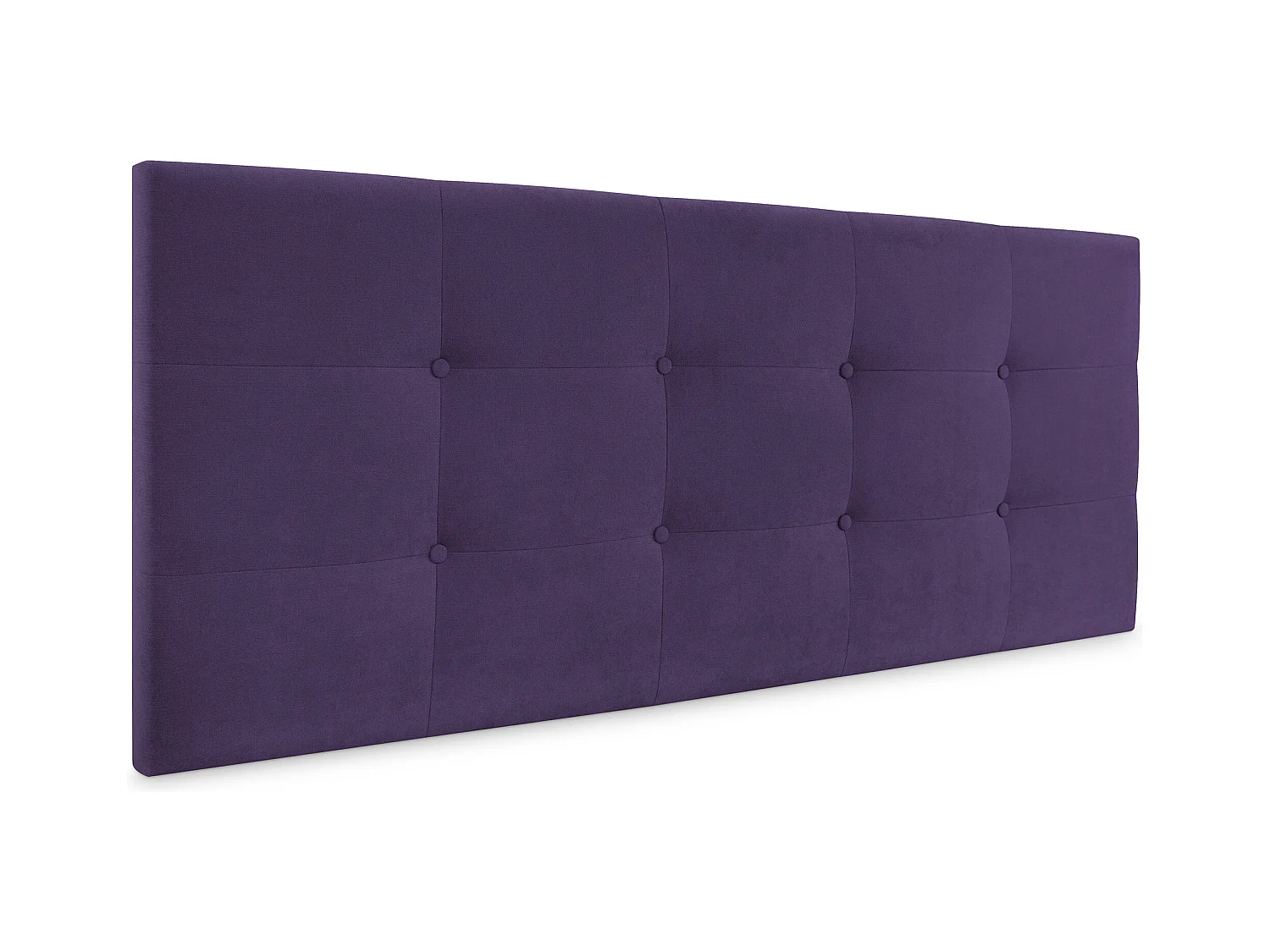 DHOME Tête de lit en simili cuir lisse jusqu'au sol 90x120cm pour lits 80/90 - Lilas
