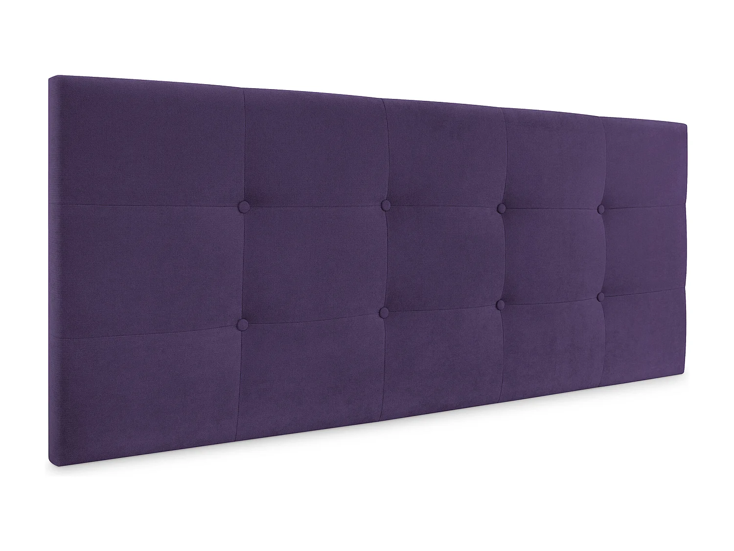 DHOME Tête de lit en simili cuir lisse jusqu'au sol 90x120cm pour lits 80/90 - Lilas