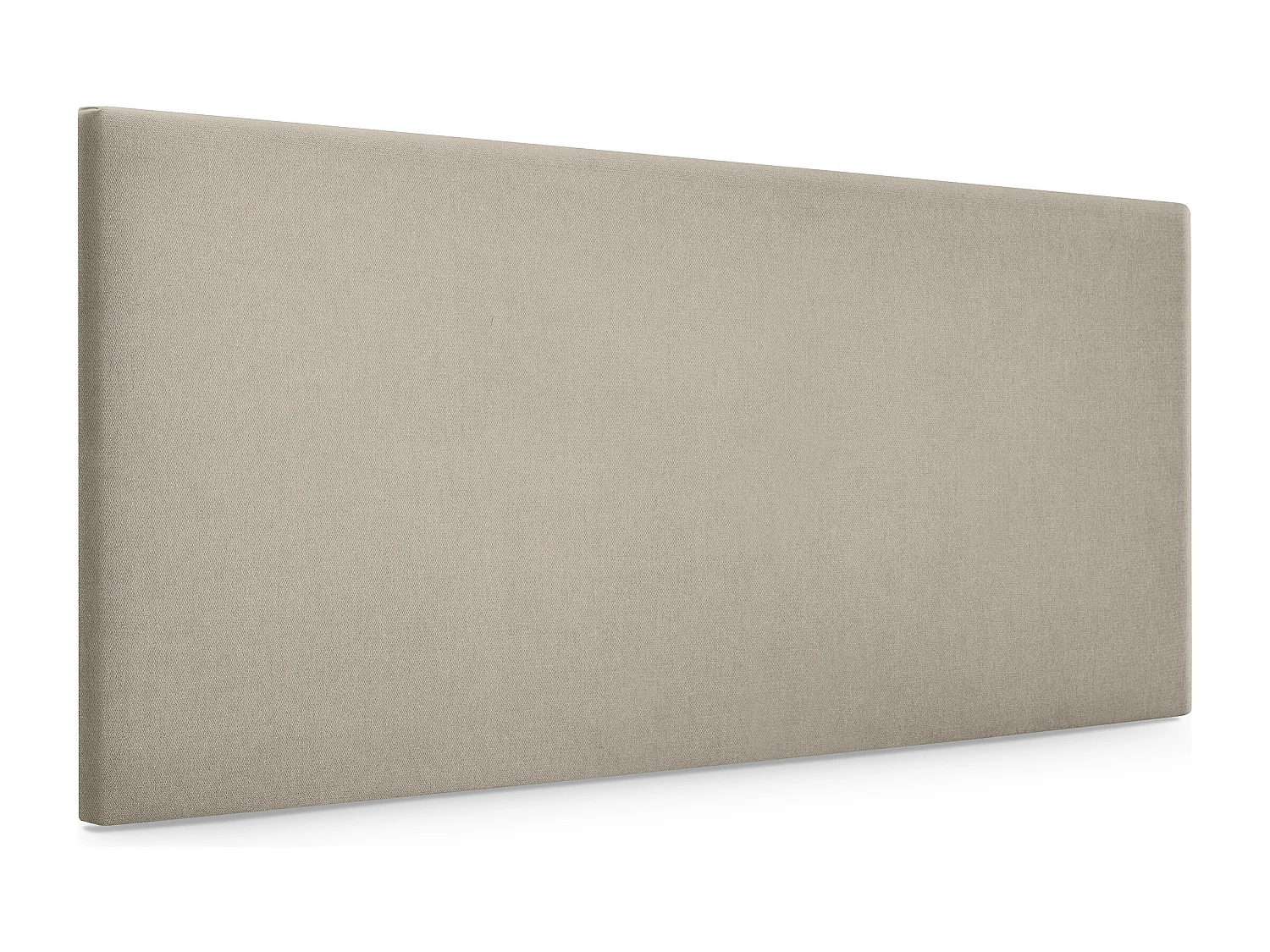 DHOME Tête de lit en tissu Aqualine lisse 110x50cm Lits 105 - Beig