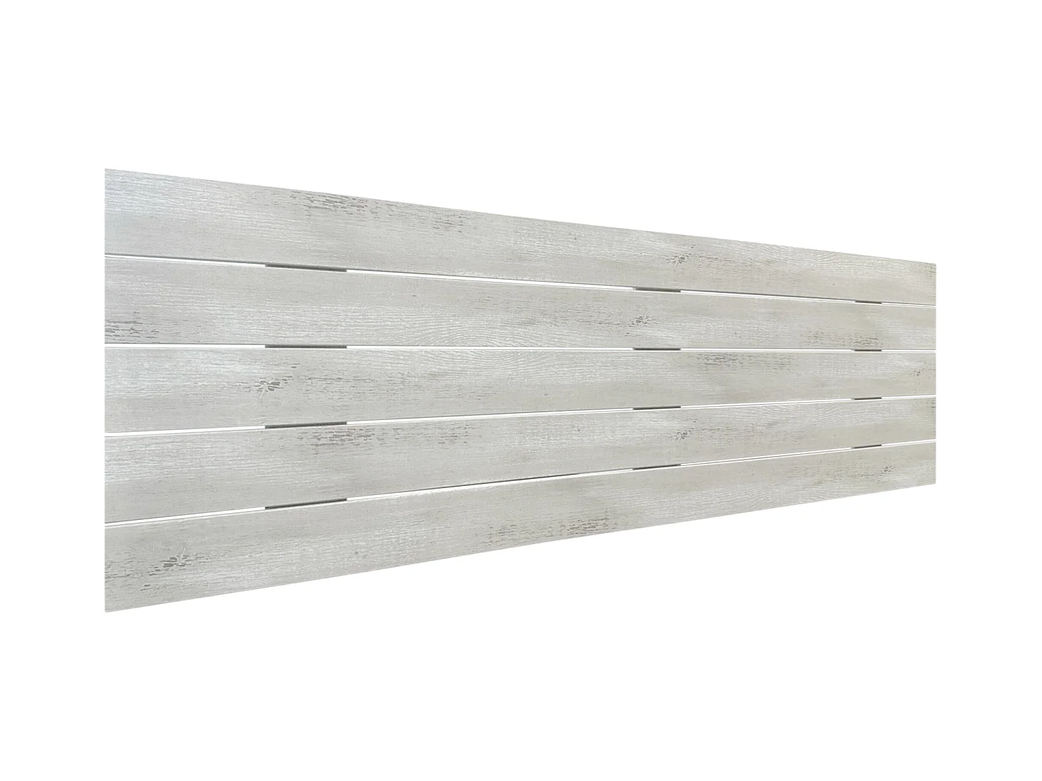 DHOME Tête de lit en bois recyclé MDF Palet Style Horizontal 150x46cm Lits 150 - Arctique