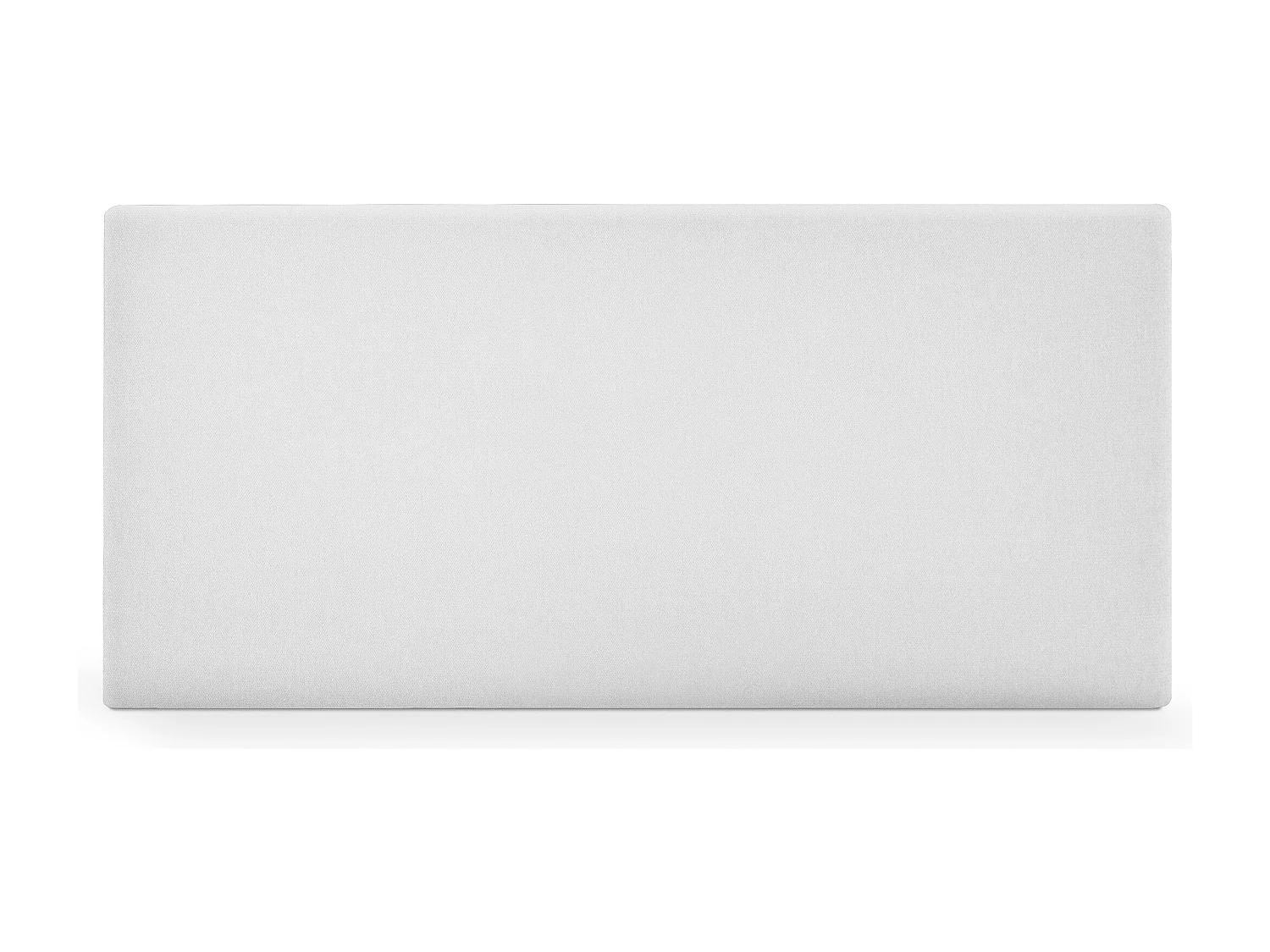 DHOME Tête de lit en tissu Aqualine lisse 90x50cm Lits 80/90 - Blanc