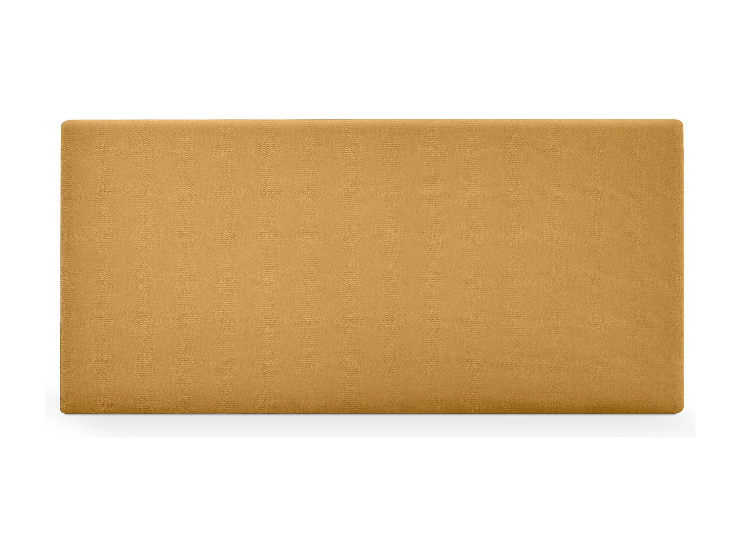 DHOME Cabeceira de  Tecido AquaLinho Liso Até o chão 95x120cm Camas 90 - Mostarda