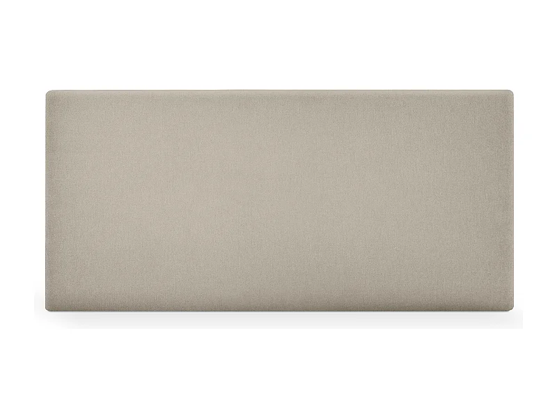 DHOME Tête de lit en tissu Aqualine lisse 95x50cm Lits 90 - Beig