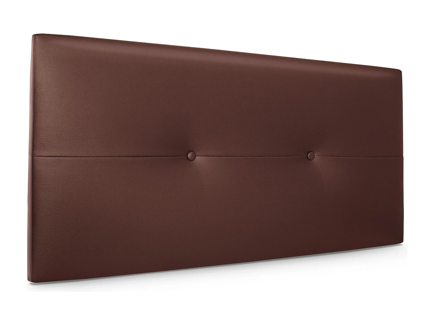 DHOME Tête de lit similicuir avec Boutons 90x50cm Lits 80/90 - Chocolat